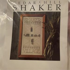 Vintage Cedar Hill Shaker Cross Stitch Kit Style #2983 11”x19” Brand New